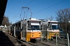 The BKV Tatra T5C5K2 4007 & Tatra T5C5K 4156 seen at Hűvsvlgy