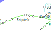 Szigetvár szolgálati hely helye a térképen