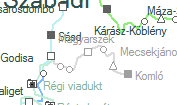 Magyarszék szolgálati hely helye a térképen