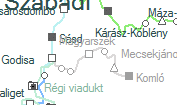 A vonalszakasz helye a térképen