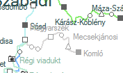 A vonalszakasz helye a térképen