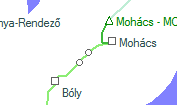 Középmező szolgálati hely helye a térképen